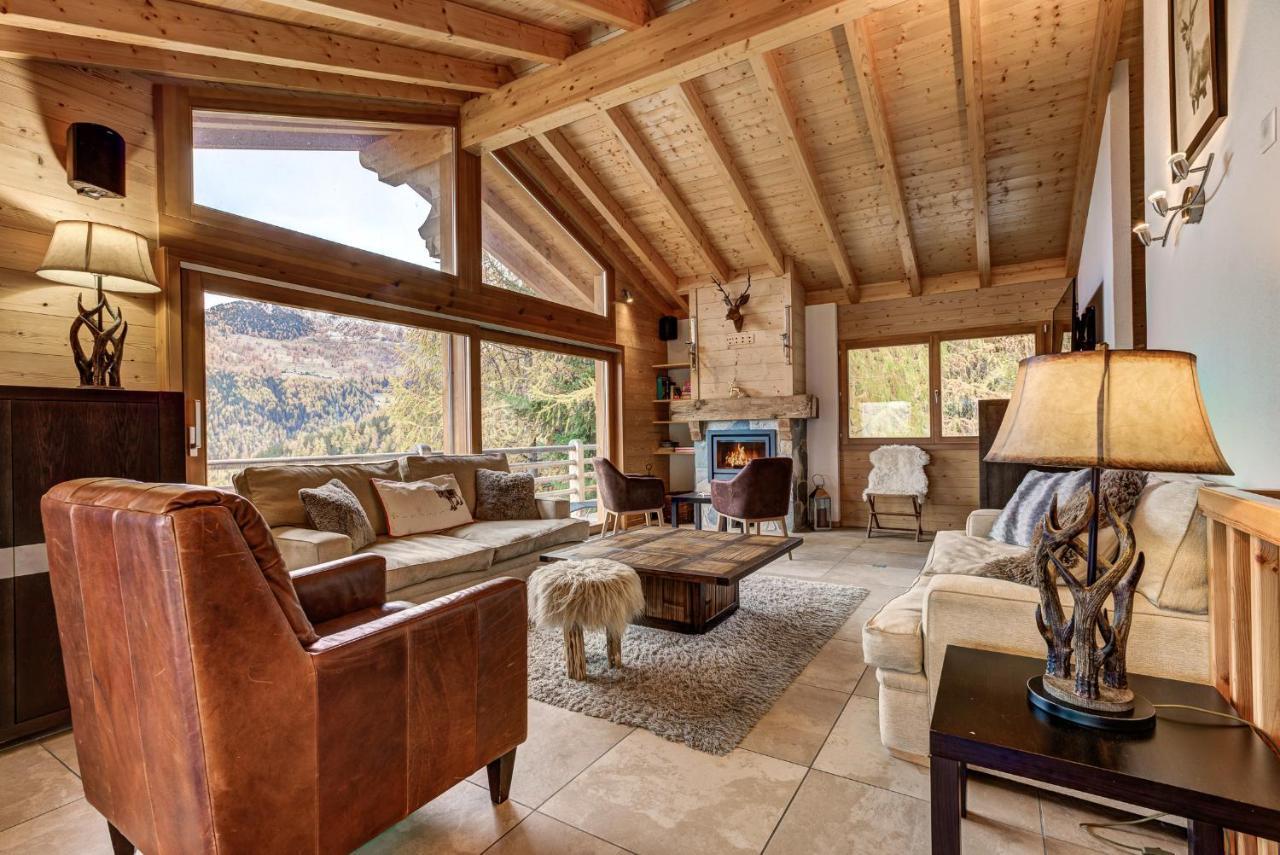 Chalet Le Cerf La Tzoumaz Dış mekan fotoğraf